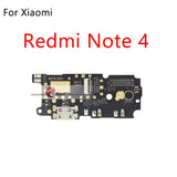 USB Charging Port Board Flex Cable Connector with microphone For Xiaomi Redmi Note 2 3 4 5 Plus Pro 5A 6 Pro 4x 4A 6A