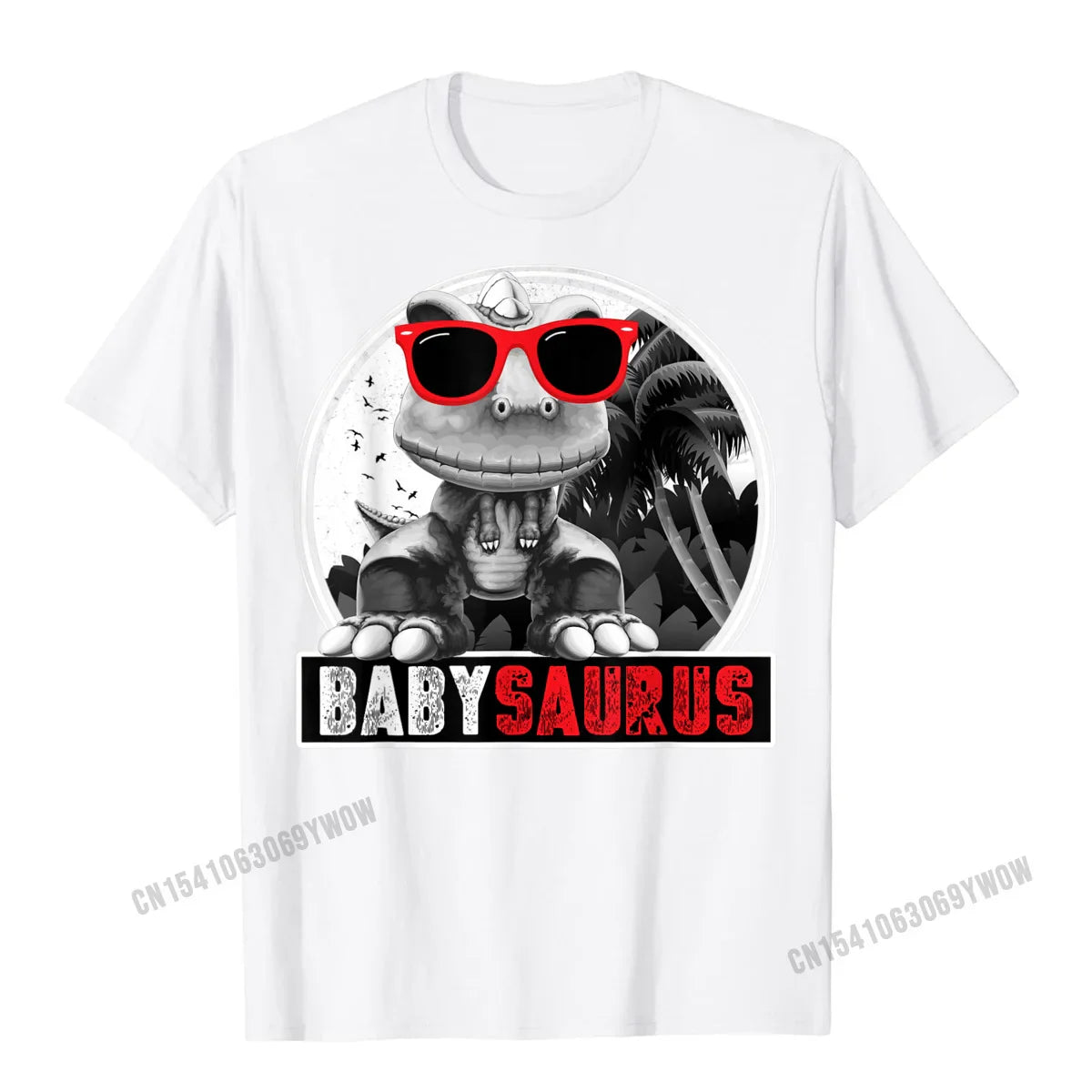 Babysaurus Kid T Rex Saurus Matching Family T-Shirt Printingparty Tops Tees Harajuku Cotton Men T Shirts