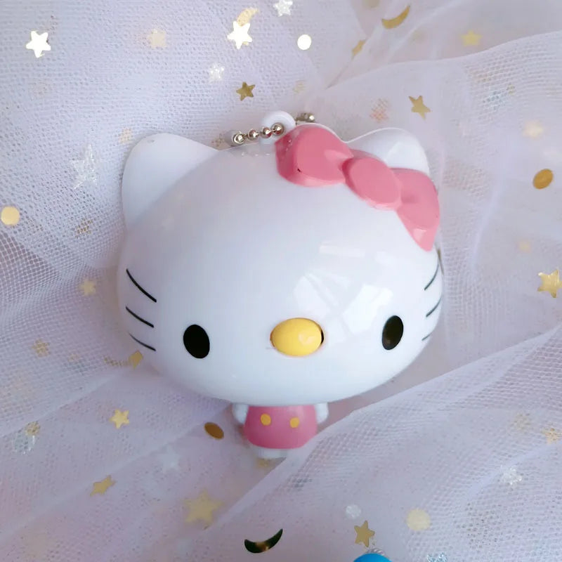 Sanrio Hello Kitty cartoon tape measure 1 meter automatic retractable doll tape measure mini pendant shrinkage measuring ruler