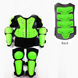 For Height 0.85-1.7M Latka Boy Girl Child Youth Body Protect Vest Armor Kids Motocross Chest Spine Protection Gear Knee guard