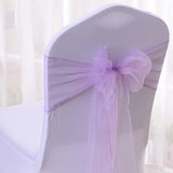 50/100pcs High Quality Sash Organza Chair Sashes Wedding Chair Knot Decoration Chairs Bow band Belt Ties For Banquet Weddings