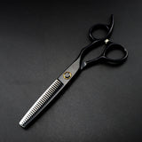 Customize logo /name JP 440c 6 '' black Bearing hair scissors haircut thinning barber tools cutting shears hairdresser scissors