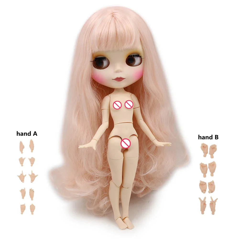 ICY DBS Blyth Doll 1/6 Joint Body DIY BJD toys Fashion Dolls girl gift Special Offer on sale with hand set A&B