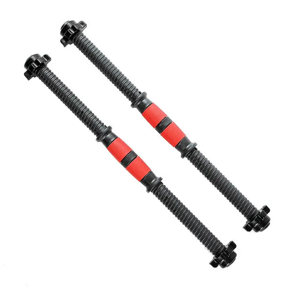 2pcs Umbbell Bars Durable Prime Dumbbell Handle Barbell Handle Dumbbell Bars For Workout Training Gym Weightlifting Training