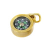 Camping Hiking Portable titanium alloy/Brass Pocket Golden Compass Navigation for Outdoor Activities  CPS-TI Diameter  25mm