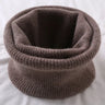 Korean Solid Color Cashmere Collar Pullove Warm Scarf Men Women Winter Thick Windproof Neck Protect Elastic Wool Knit Scarve O20