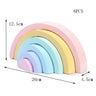 Kids Wooden Toy Montessori Rainbow Building Blocks DIY Creative Stacking Balance Game Educational Toys For Children Kids Gifts