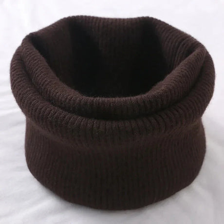 Korean Solid Color Cashmere Collar Pullove Warm Scarf Men Women Winter Thick Windproof Neck Protect Elastic Wool Knit Scarve O20