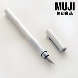 Japan original aluminum  fountain pen short pocket fountain pen high quality gift  ink  pen stationery