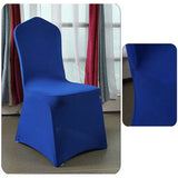 Fashion Brief Solid Chair Covers Spandex Stretchy Slip Cover Wedding Banquet Dining Chair Covers Party Kitchen Seat Covers