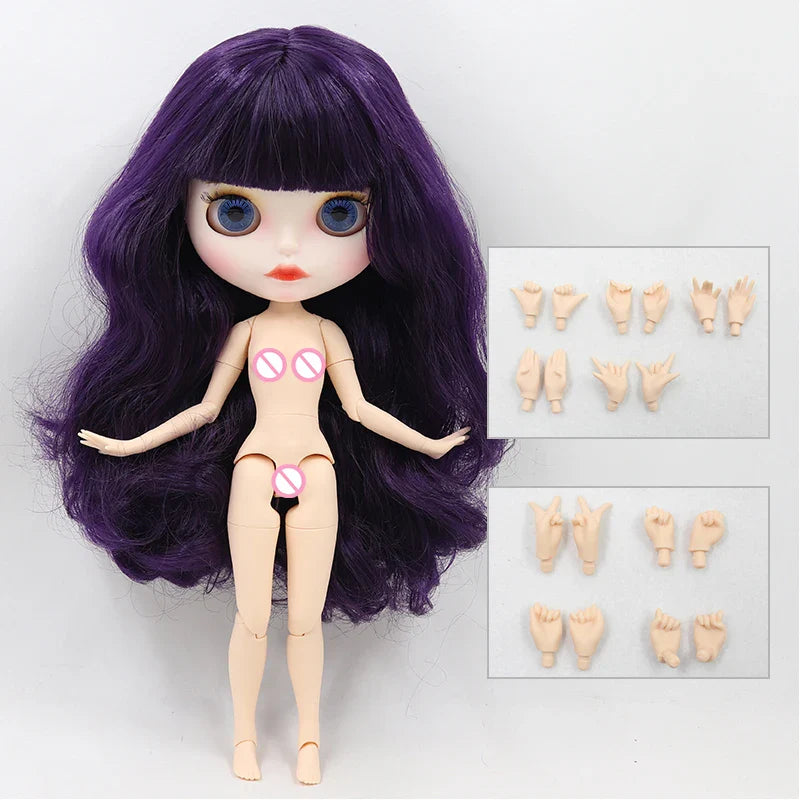 ICY DBS blyth doll 1/6 BJD toy custom doll joint body special offer on sale random eyes color nude doll 30cm anime girls gift