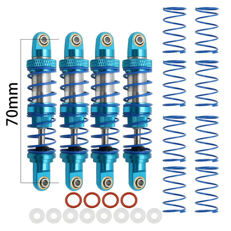 Metal 70mm 80mm 90mm 100mm 110mm 120mm Shock Absorber Oil Damper for 1/10 RC Crawler Car Axial SCX10  AXI03007 RBX10 D90 TRX4