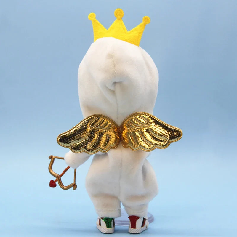 Cute Dinosaur Animal Monster Unicorn Doll Clothes Accessories Funny Angel Clothing For Ob11,Obitsu 11,Molly, Gsc,1/12 Bjd Doll