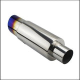 Car motorbike Exhaust systems Muffler Tip Universal Stainless steel ID 51MM 57MM 63MM outlet 89mm styling Silencer tail pipe