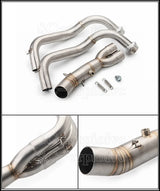 For Yamaha MT-07 FZ-07 Motorcross Exhaust Front Pipe Motorcycle Muffler System Modified Escape Moto Racing YZF MT07 FZ07 TRACER