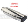 Car motorbike Exhaust systems Muffler Tip Universal Stainless steel ID 51MM 57MM 63MM outlet 89mm styling Silencer tail pipe