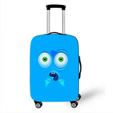 Funny Expression Luggage Cover Travel Elastic Dust Cover Protective Cover 18-32 Inches Luggage Case Suitcase Cover