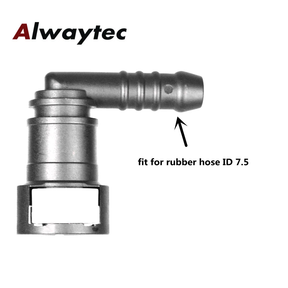 Fuel hose quick connector  for rubber hose in fuel supply system fuel pump