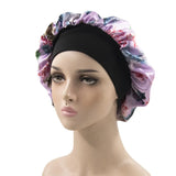 A New Set of Head Cap Multicolor Printing Nightcap Fashion Street Snap African Pattern Turbante Tissus en Soie