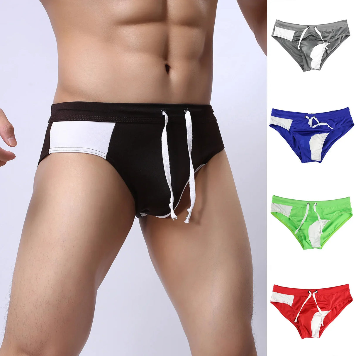 Sexy Man Swimming Trunks Underwear Beach Pants Briefs Men Cotton Fashion Design Male Comfortable Panties Shorts Boxer#y30