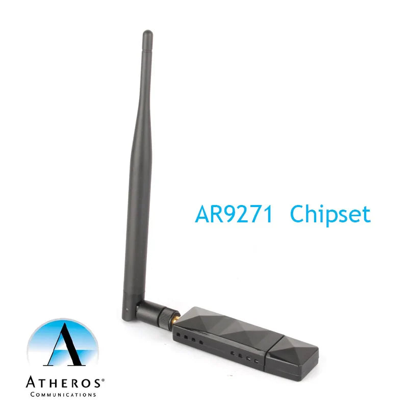 Atheros AR9271 802.11n 150Mbps Wireless USB WiFi Adapter 5dBi Antenna for Kali Linux/Windows XP/7/8/10/Roland Piano