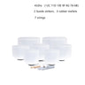 Frosted Quartz Crystal Singing Bowl, 440Hz, 432Hz, 6 "-12" Note CDEFGAB Set of 7Pcs