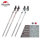 Naturehike Trekking Pole ST09 Folding Hiking Stick Ultralight Hiking Pole Collapsible Hiking Stick Climbing Stick Trekking Stick