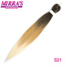 Braiding Hair Extensions Synthetic Hair for Braids Ombre Pre Stretched Jumbo Braids Hair Hot Water Setting Braid Mirra's Mirror