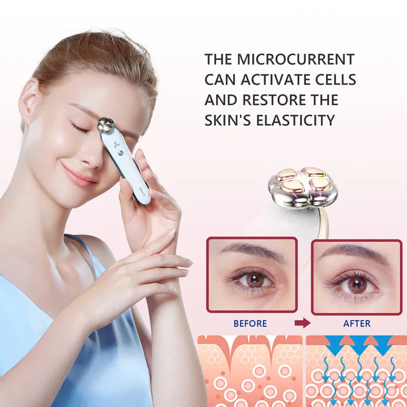 Face Lifting Radio Frequency Machine RF Ems Beauty Instrument Eye Care Machine Anti-aging Wrinkle Firming Tool  Face Massager