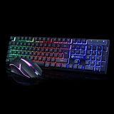 2023 New GTX300 USB Wired 104 Keys RGB Backlight Ergonomic Gaming Mouse Keyboard Set