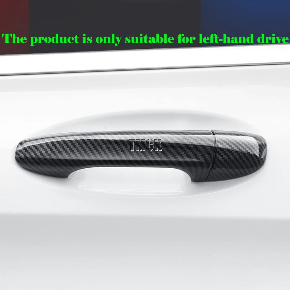 For Mercedes Benz A B C E GLC CLA GLE GLS GLB Class W177 W247 W205 W213 X253 C118 W167 Car Door Handle Cover Trim Frame Sticker