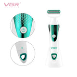 VGR 720 Personal Care (5 In 1)Shaver 3D Curved Net Epilator Body Washable Appliances Eyebrow Wash Face Massage Nose Shaving V720