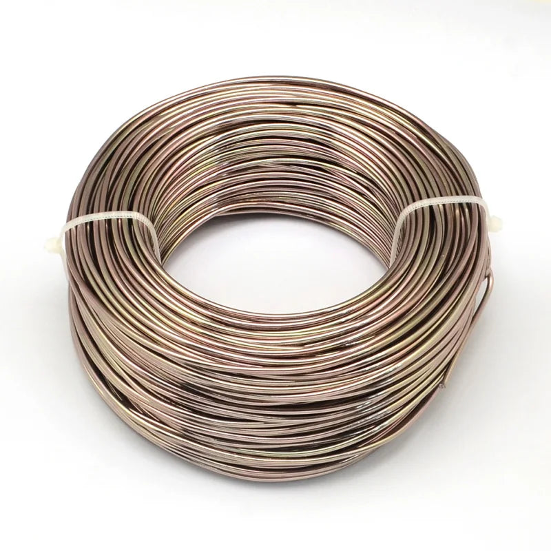 500g 0.8/1/1.2/1.5/2/3/2.5/3.5/4mm Aluminum Wire Bendable Beading Wire Supplies for Jewelry Making DIY Necklace Bracelets Craft