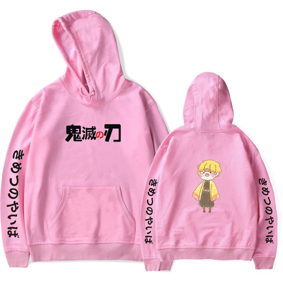 Anime Hoodie Demon Slayer Oversized Hoodies Sweatshirts Men/Womens Autumn Sweatshirt Harajuku Casual Clothing fashion Pullovers