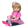 NPK 50CM Full Body Soft Silicone Popular Sweet Face Reborn Toddler Baby Girl Doll Birthday Christmas Gift High Quality Doll