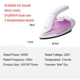 DMWD HandHeld Garment Steamer mini Clothes Steam Iron Portable Electric brush Facial Steamer Dry cleaning Ironing machine travel