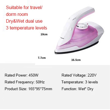 DMWD HandHeld Garment Steamer mini Clothes Steam Iron Portable Electric brush Facial Steamer Dry cleaning Ironing machine travel