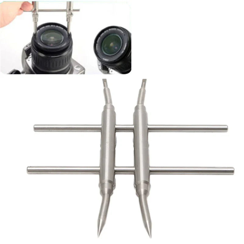 New Spanner Camera Lens Repair Kits Stainless Steel Open Tools for DSLR 25-130MM