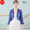 Lace Bolero Women Wedding Accessories Mariage Bride Jacket 3/4 Flared Sleeves Chaquetas De Mujer Para Shawl Novia Cape Elegant