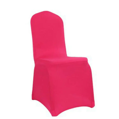 Fashion Brief Solid Chair Covers Spandex Stretchy Slip Cover Wedding Banquet Dining Chair Covers Party Kitchen Seat Covers