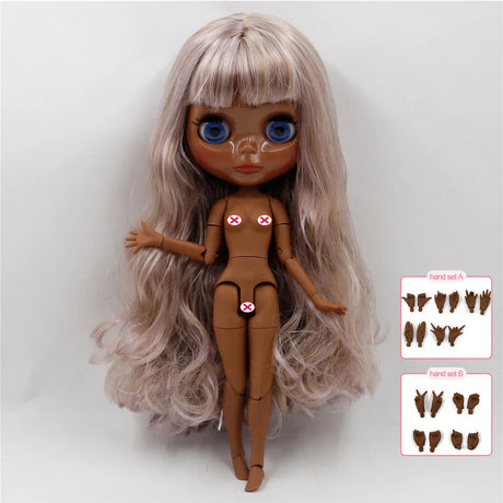 ICY DBS Blyth doll nude 30cm Customized 1/6 bjd with joint body hand sets AB as girl gift special price