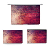 Texture Laptop Sticker For Macbook Pro Air 11 13 15 Full body Skin Cover Protector Vinyl Protector Decal A2179 A1706 A2337 A1398