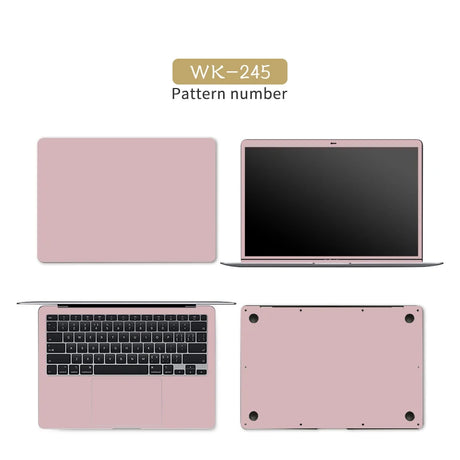 DIY Laptop Sticker Cover Skins Solid Color Vinyl Notebook Stickers for 13"/14"/15"/17" for Macbook/Acer/Lenovo/HP Laptop Decals