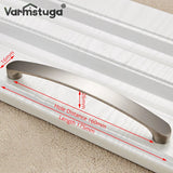 VARMSTUGA Cabinet Handles Kitchen Door Handles Drawer Knobs Aluminum Alloy Wardrobe Door Handles Brushed Modern Style Hardware