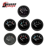 DRAGON GAUGE 52mm Water Temperature Oil Temperature Oil Pressure Voltmeter With Sensor Economical Car Gauge Fit for 12V Car