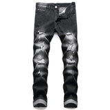 2022 Autumn New Fashion Retro Hole Jeans Men Pants Cotton Denim Trouser Male Plus Size High Quality Jeans Dropshipping