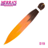 Braiding Hair Extensions Synthetic Hair for Braids Ombre Pre Stretched Jumbo Braids Hair Hot Water Setting Braid Mirra's Mirror