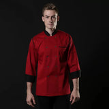 chef shirt Chef Jacket Long Adjustable Sleeve Men Women Unisex Cook Coat Restaurant Hotel Kitchen Wear Waiter Uniform