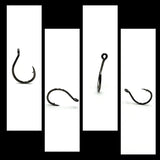 20pcs Hair Carp Rig Accessories Carp Fishing Hooks High Carbon Steel Method Feeder Barbed Fishhook PTFE Carp Coarse Fish Tackle