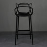 European Bar Chairs for Kitchen Back Bar Stool Household Simple Balcony High Stool Outdoor Plastic Leisure Designer Bar Stools